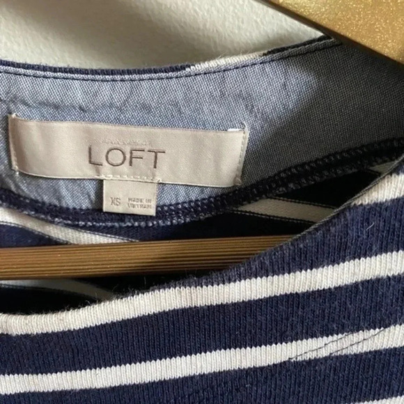 Ann Taylor LOFT Striped Nautical Shift Dress - Picture 7 of 12